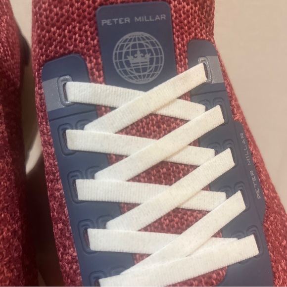 Peter Millar Men's Hyperlight Apollo Sneaker - Red - size 11 - Picture 7 of 8